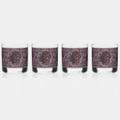 Verre À Whisky Rose Mandala (Droite)