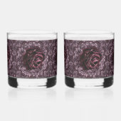 Verre À Whisky Rose Mandala (Gauche)