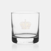 Verre À Whisky Royal golden crown (Verso)