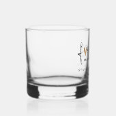 Verre À Whisky Rustique Botanique Vert & Or Mariage Foliage (Droite)