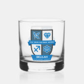 Verre À Whisky Sagittarius Birthday Crest™ December 1-21 (Verso)