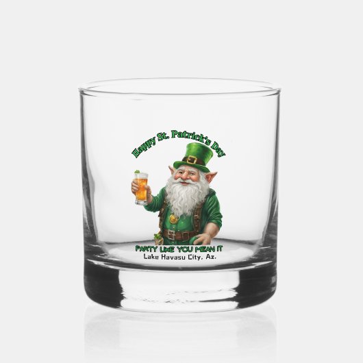 Verre À Whisky Saint Patrick's Day (Recto)