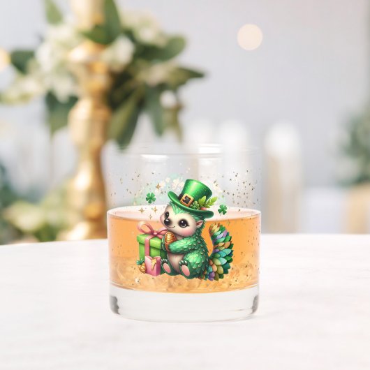 Verre À Whisky Saint Patrick's Day Lucky Hedgehogs (Insitu (Mariage))