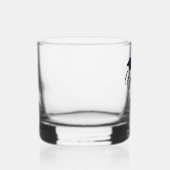 Verre À Whisky Script de graduation Marine Bleu Garde personnalis (Droite)