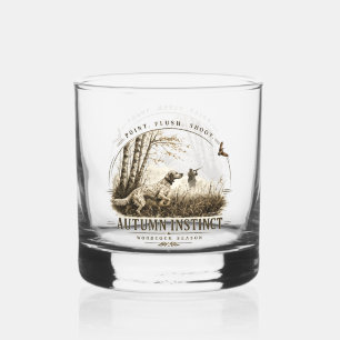 Verre À Whisky Setter anglais , chasse à la bécasse