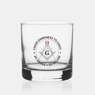 Verre À Whisky Signe de la franc-maçonnerie Canada