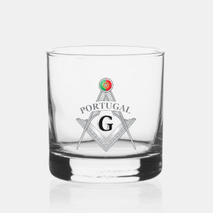Verre À Whisky Signe de la franc-maçonnerie portugaise