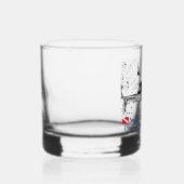 Verre À Whisky Silhouette de requin de récif (Gauche)