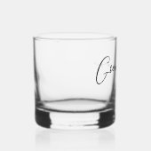 Verre À Whisky Simple Groomsman Bachelor Party personnalisable (Droite)