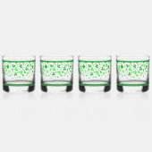 Verre À Whisky Sláinte Lucky Irish Shamrocks Design Personalized (Gauche)