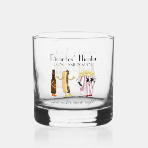 Verre À Whisky Stand de concession de cinéma hotdog popcorn rock