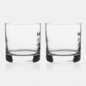 Verre À Whisky Style Drinkware : Imprimé Rocks Glass, Set (Droite)