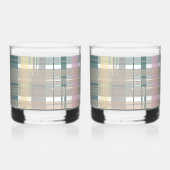 Verre À Whisky Style Plaid Côtier Smart Look Imprimer (Verso)