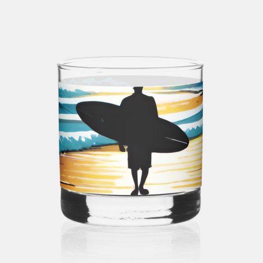 Verre À Whisky Surfeur (Gauche)