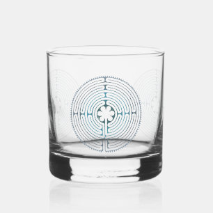 Verre À Whisky Symbole de géométrie sacrée - Chartres Labyrinthe