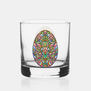 Verre À Whisky T-Shirt Bio pour Enfants Motif Psychédélique Œuf d
