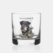 Verre À Whisky Terrier de chasse allemand (Verso)