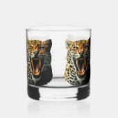 Verre À Whisky Tête d'attaque du léopard (Gauche)