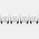 Verre À Whisky tigre et lauriers (Dos)