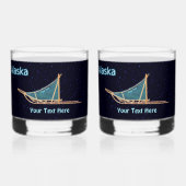 Verre À Whisky traîneau à chiens - Alaska (Recto)