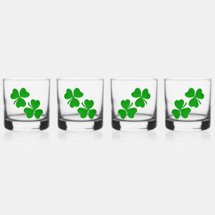 Verre À Whisky trèfle shamrock