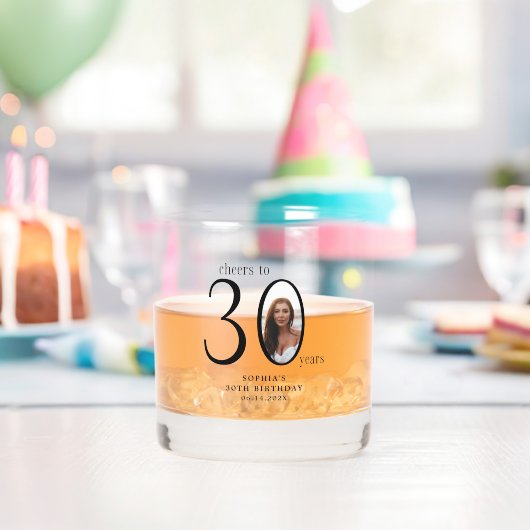 Verre À Whisky Trente photos minime 30e anniversaire (Insitu (Anniversaire))