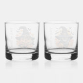 Verre À Whisky Trick ou traitement effrayant et mignon Halloween (Verso)