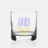 Verre À Whisky Trident heraldique ukrainien tryzub étoiles disper (Verso)