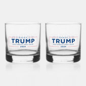 Verre À Whisky Trump 2024 série de 2 (Verso)