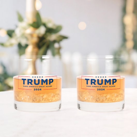 Verre À Whisky Trump 2024 série de 2 (Insitu (Mariage))