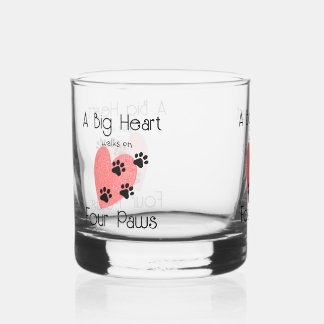 Verre À Whisky Un Grand Coeur marche sur quatre pattes - Cute Pet
