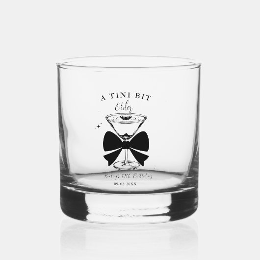 Verre À Whisky Un Martini Un Peu Plus Ancien (Recto)