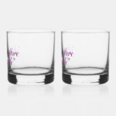Verre À Whisky Un Texte Purple Plus Confortable (Gauche)