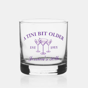 Verre À Whisky Un Tini Un Peu Plus Ancien Martini Violet Annivers