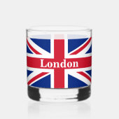 Verre À Whisky Union Jack London ~ Drapeau britannique (Verso)