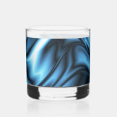 Verre À Whisky Vague de soie bleue (Recto)