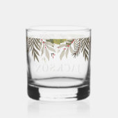 Verre À Whisky Verdure bouchée avec nom (Verso)
