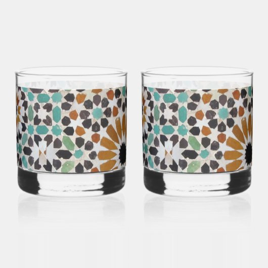 Verre À Whisky Verrines à mosaique de Marrakech (Gauche)