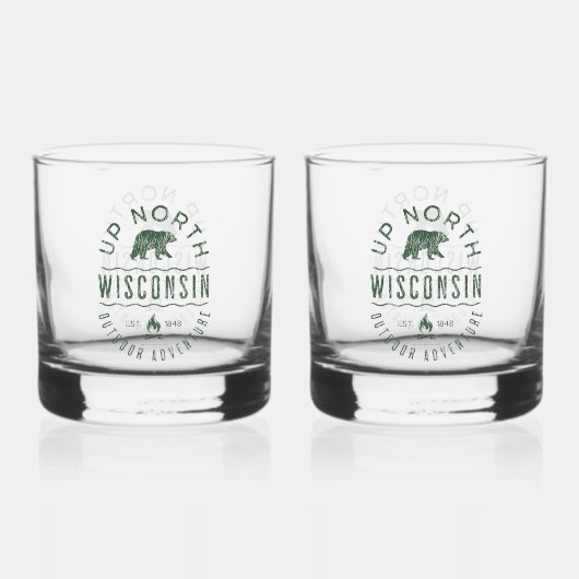 Verre À Whisky Vers le nord du Wisconsin (Recto)
