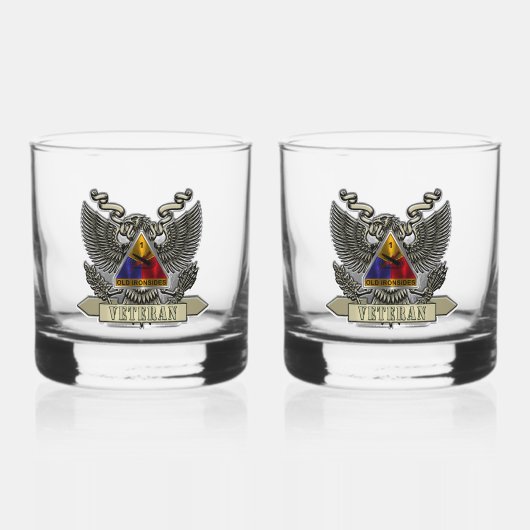 Verre À Whisky Vétéran de la 1re division blindée (Recto)