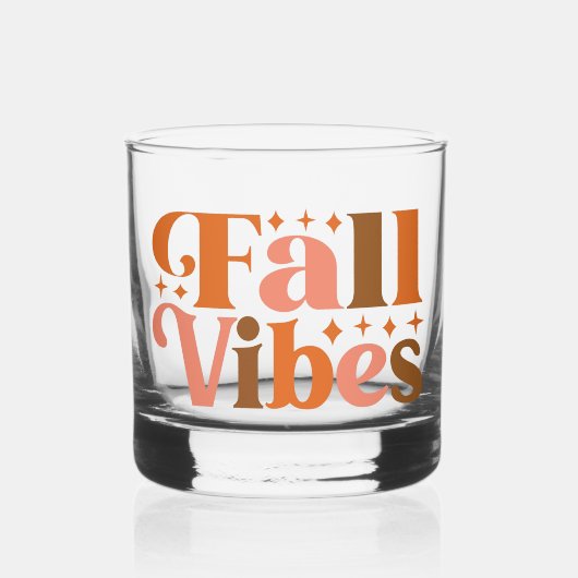 Verre À Whisky Vibes d'automne (Recto)