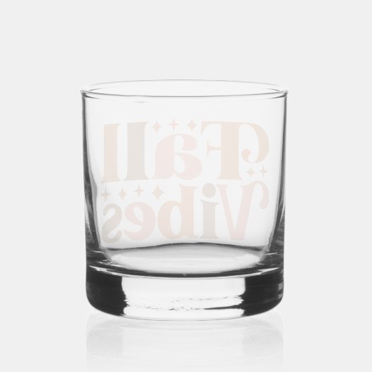 Verre À Whisky Vibes d'automne (Verso)