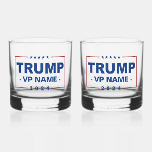 Verre À Whisky Vice-président Trump 2024 sur mesure