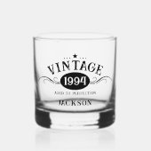 Verre À Whisky Vintage 1994 30e anniversaire (Recto)