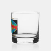 Verre À Whisky Voile Galaxy Voie Lactée sur l'univers WMAP (Verso)