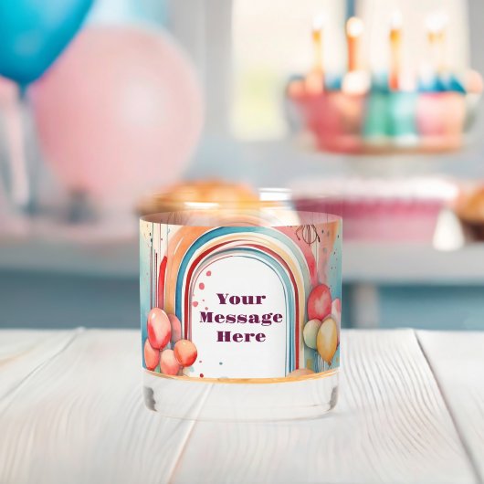 Verre À Whisky Watercolor Rainbow Bliss Party (Insitu (Baby Shower))