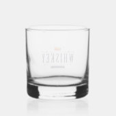 Verre À Whisky Whiskey (Verso)
