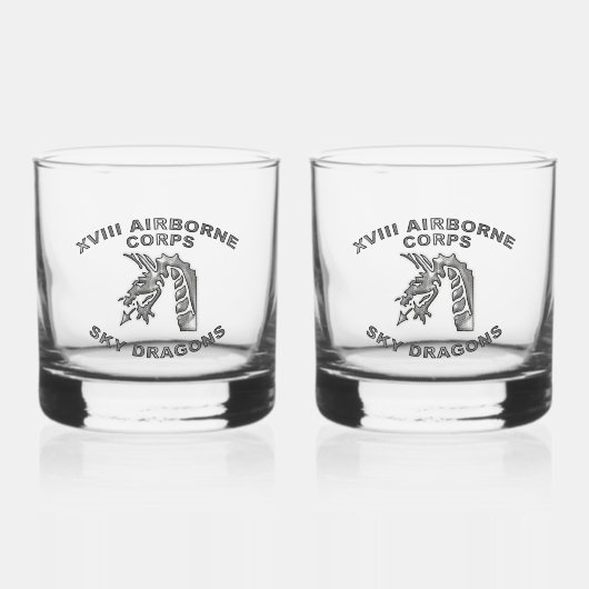 VERRE À WHISKY XVIII AIRBORNE CORPS (Recto)