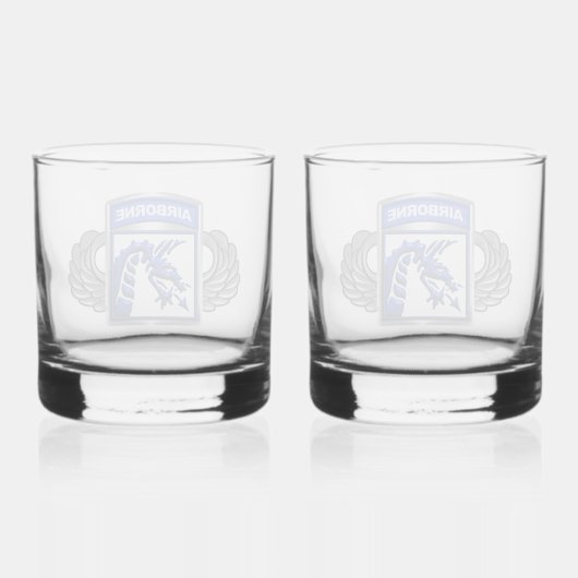 VERRE À WHISKY XVIII AIRBORNE CORPS (Verso)