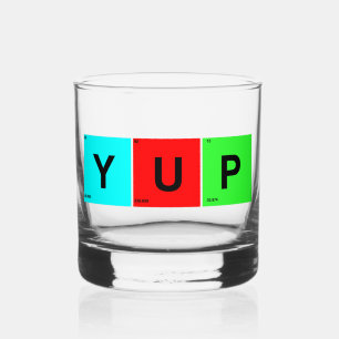 Verre À Whisky YUP Tableau périodique des éléments Carrés